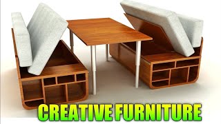 SPACE SAVING FURNITURE IDEAS 2021 | Creative Space Saving Solutions - MultiFunctional Furniture