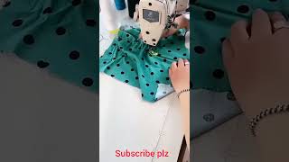 #Sewing Hack🔥#how to add elastic on frock/shirt#easy.method#youtubeshorts#dress design ideas