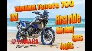 Yamaha tenere 700 2021@ mototech #firstride#testride​​#ride along#specs​​​#toughts​​​​#ridealong