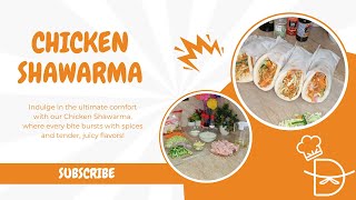 Chicken Shawarma Recipe | Homemade Shawarma Recipe | Deeja's Recipes