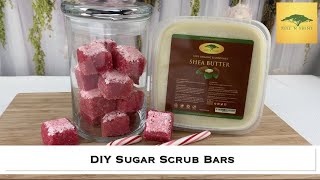 DIY Sugar Scrub Bars –How to Make Exfoliating Body Scrub for Face, Body, Foot Scrub