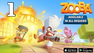 ZOOBA Gameplay Walkthrough Part 1 - Zoo Combat Battle Royale Game |   (IOS,Android)