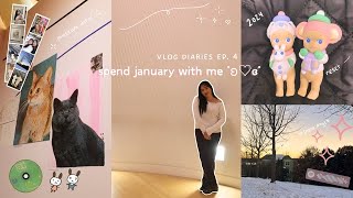 VLOG DIARY ep. 4 ~ resetting my life for the new year 💌 💻🍣❄️