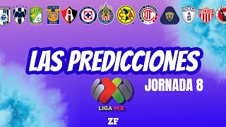 PRONÓSTICOS JORNADA 8 LIGA MX | APERTURA 2024 PREDICCIONES ZONA FUT