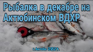 Рыбалка в декабре на Актюбинском ВДХР лещ, окунь, плотва, отдых г Актобе 2021г