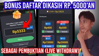 Live Withdraw Aplikasi Baru Rilis Penghasil Saldo Dana 2024