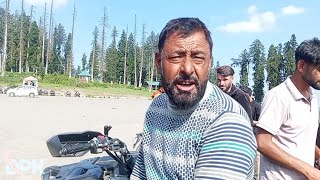 Doodhpathri Kashmir now a days  less tourists last two weeks.