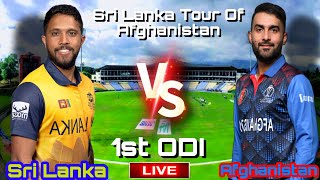 Sri Lanka Vs Afghanistan-1st ODI Live-SL Vs Afg ODI Match Today