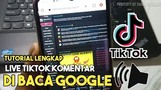 Cara Live di Tiktok  Komentar di bacain google