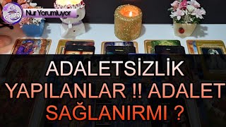 HAKSIZLIK YAPILANLAR ❗❗ CANI YANANLAR ❗❗ ADALET SAĞLANIRMI ? #tarot falı