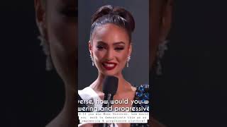 Rbonney Gabriel Miss Universe 2022 Winning Answer #missuniverse #missuniverse2022 #missusa