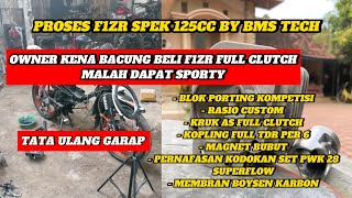 TATA ULANG MESIN F1ZR SPEK 125CC BY BMS TECH || FULL LONCAT-LONCAT || ANTI NGEJIM