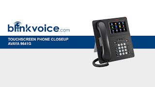 Avaya 9641G Touchscreen Phone Closeup