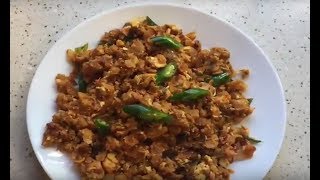 Kothu Parotta With Chicken