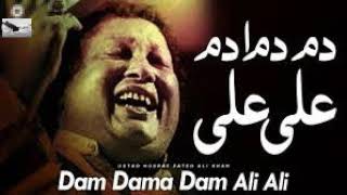 Dam Dam Ali Ali KarUstad Nusrat Fateh Ali Khan official Complete Beautifull Sound ...