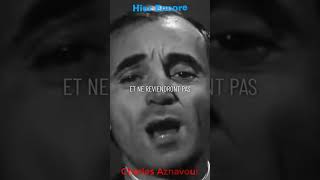 HIER ENCORE || Charles Aznavour chansons 2024 #charlesaznavour #vieilleschansons #hierencore #shorts