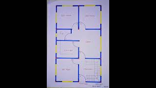 20*40 house plan design,#shorts #housedesign