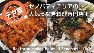 【チカ飯】『セノパティエリア』の人気うなぎ料理専門店！！【インドネシア ジャカルタ】INDONESIA JAKARTA Senopati Makanan Belut Japanese Food