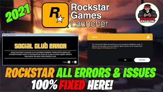 Rockstar Games Launcher / Social Club [UPDATE ERROR FIX] WORKS IN 2021