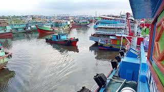 KAPAL TB TERJEPIT DAN KANDAS#kandas#sabar#viral #nelayan #kapallaut #dermaga #pekalongan #tegal