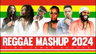 NEW REGGAE MASHUP MIX 2023; ROMAIN VIRGO,BOB MARLEY,TARRUS RILEY,BUSY SIGNAL - KING JAMES