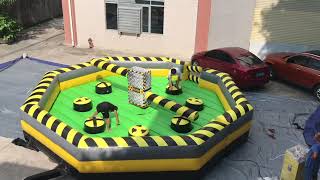 Inflatable wipe out