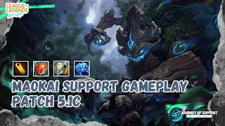 Maokai Support Gameplay Patch 5.1 | League of Legends : Wild Rift