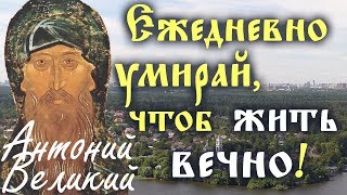 Ежедневно Умирай, чтоб жить Вечно! - Антоний Великий