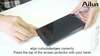 [Ailun] How to install screen protector on iPhone 16/16 Plus/15/15 Plus/15 Pro/15 Pro Max