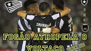 Volta Redonda 0 x 3 Botafogo. ⚫⚪⚫⚪⚽⚽⚽