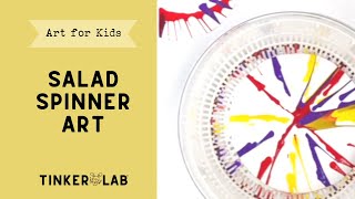 Salad Spinner Spin Art