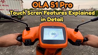 Ola S1 and S1 Pro Touch Screen😍…Hill Hold Assist, Halo Lamp🤩..All features explained in detail✌️