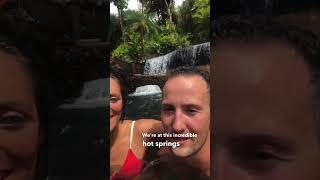 Is this real? Volcanic Hot springs in Costa Rica #hotspring #volcano #puravida