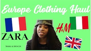 what i got from my trip to europe!!!  clothing haul