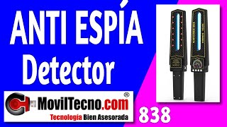 ✔️ DETECTOR de Cámaras Micrófonos y GPS  【✔️ MovilTecno 838 】