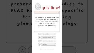 Quiz time! #shorts #glomerulonephritis #nephroticsyndrome #medicine #medicalstudent