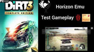 Horizon Emu emulator gameplay Dirt 3 test Red Magic 6 Pro sd888