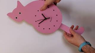 FISURA | Instructions Cat Wall Clock / Instrucciones Reloj para Pared Gato