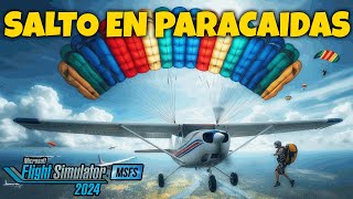 AVIACION de PARACAIDISMO - MSFS 2024 Gameplay en Español - Microsoft Flight Simulator 2024