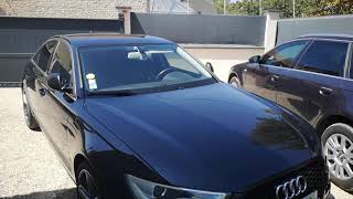 Audi A6 C7 electric rear view mirror retrofitting