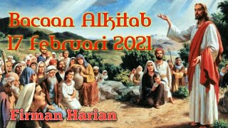 Bacaan Alkitab 17 Febrúari 2021 | Firman harian