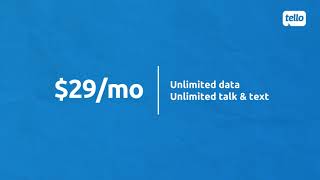 Better Unlimited Data Plan | Tello Mobile