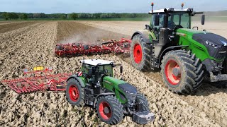 Chantier XXL // Reprise de labour // Fendt 1050 et 942 avec 20m vibro 🤩