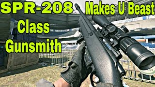 SPR-208 Best Gunsmith In Cod Mobile | SPR-208 Gunsmith Season 2 | Call of Duty Mobile