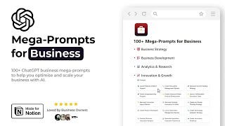 💼 100+ Business Mega-Prompts For ChatGPT!