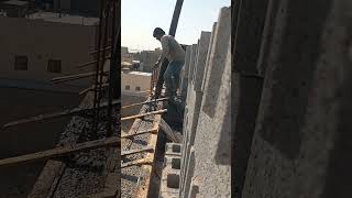 pouring concrete inverted beam #construction #concreting #concretework #concrete #constructionwork