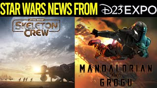 All Star Wars Announcements from D23 | Skeleton Crew | The Mandalorian and Grogu