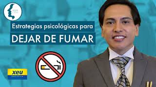 Estrategias psicológicas para dejar de fumar - Dr. Carlos Sánchez Muñoz