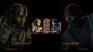 Cyrax MK9 vs MKX vs MK11 combos #shorts