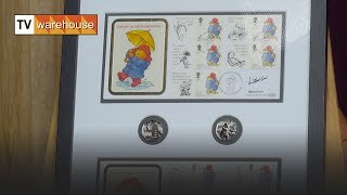 Paddington Bear signed covers with 50pence collectable coins